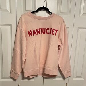 J. Crew Pink Nantucket Sweatshirt